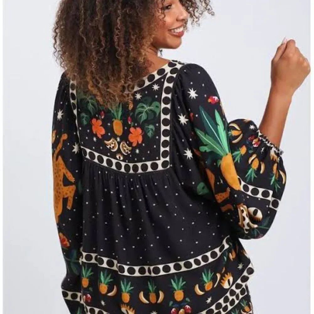 Farm Rio Brazil Blouse - Picture 3 of 9